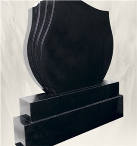 Black Granite Gravestone, Shanxi Black Monument & Tombstone