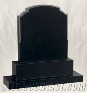 Black Granite Gravestone, Shanxi Black Monument & Tombstone