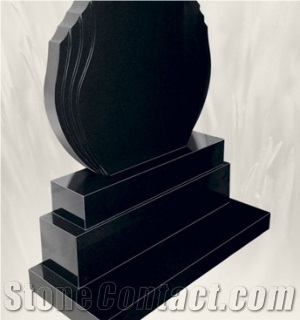 Black Granite Gravestone, Shanxi Black Monument & Tombstone