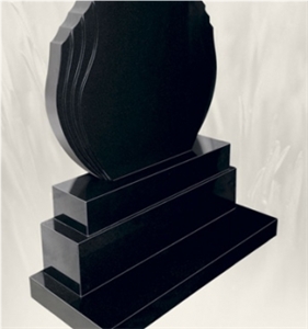 Black Granite Gravestone, Shanxi Black Monument & Tombstone