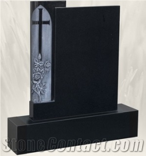 Black Granite Gravestone, Shanxi Black Monument & Tombstone