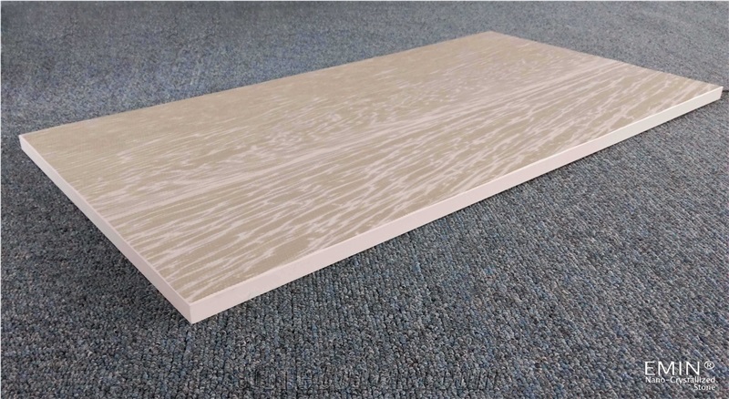 Nano Crystallized Stone Tiles Manmade Stone Interior Wall Tile Big Slab Customized