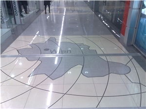Marble Inlayed Floor Pattern, Medallion