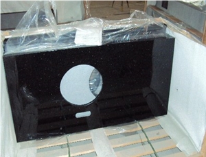 Galaxy Black Granite Vanity Tops Galaxy Black Granite Vanity Tops