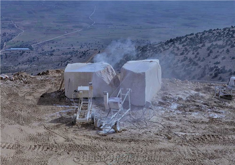 Turcamar Bai Yulan Beige Marble Blocks, Turkey Beige Marble