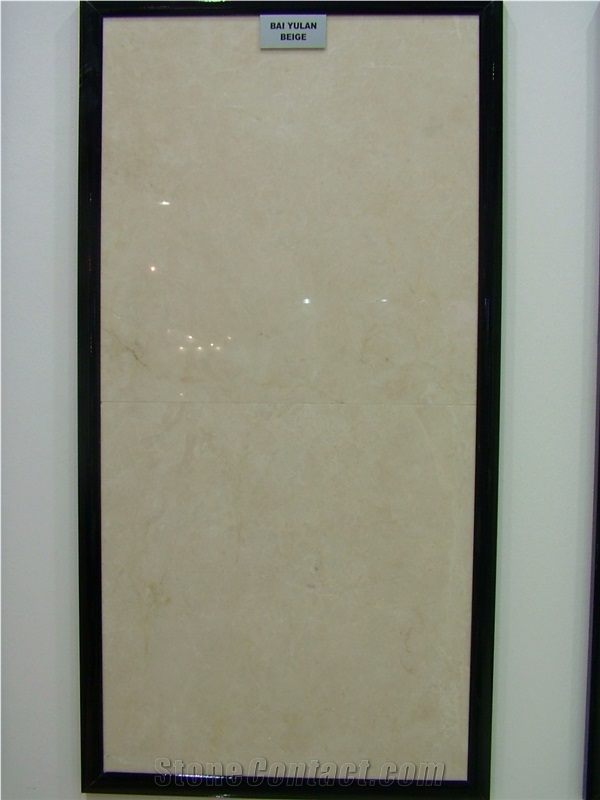 Turcamar Bai Yulan Beige Marble Blocks, Turkey Beige Marble
