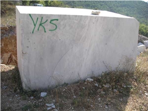 Macedonia Cristallino White Marble Blocks