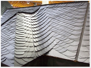 Black Slate Roofing Tile