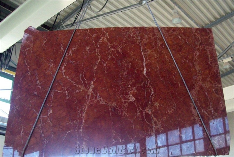 Red Medenine Marble Block