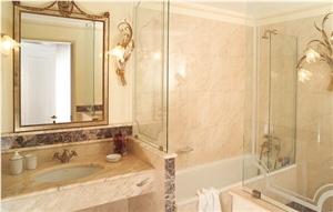Rosa Portogallo Marble Bath Design