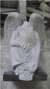 Grey Granite Tombstone