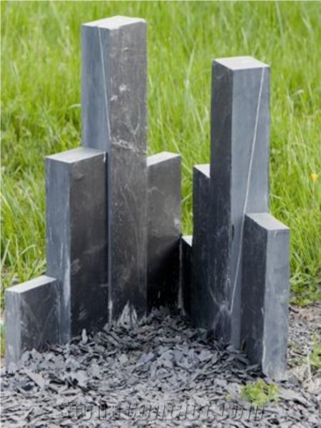 Slate Driveway and Garden Kerbstone