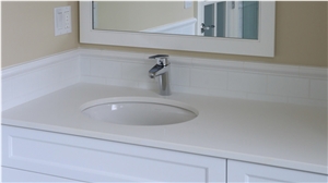 Caesarstone Quartz Bathroom Countertop