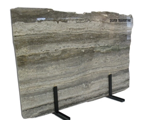 Silver Travertine Slabs Silver Travertine Slabs
