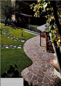Red Porphyry Flagstone Pavement Red Porphyry Flagstone Pavement