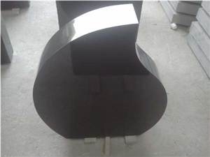 Tear Drop, Chamrajnagar Black Granite Tombstone