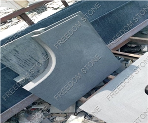 Grey Basalt Pool Coping Pavers, Basalt Stone Grey Stone Pool Coping,Hainan Black Basalt/Dark Grey Basalt /Paving/Pool Coping/Sawn/Honed