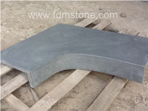 Honed G684 Swimming Pool Edge, G684 Basalt Pool Coping