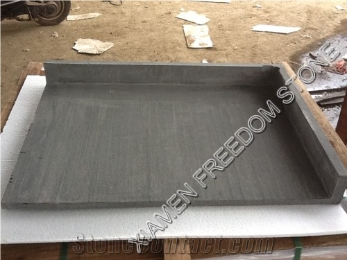 Pool Double Rebate,Pool Corner, Hainan Black Basalt Pool Coping,Bee Nest Basalt Tiles,Basaltina Di Bagnoregio,Volvic Basalt