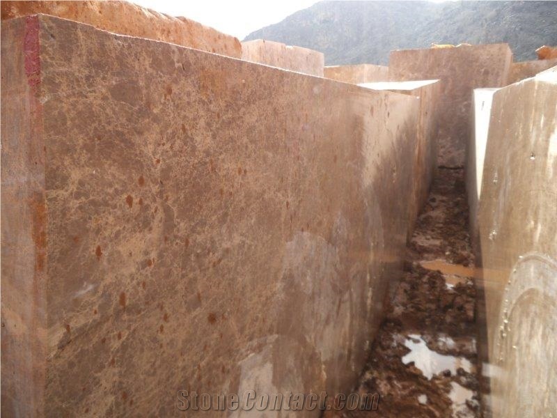 Adiyaman Emperador Marble Block, Turkey Emperador Marble