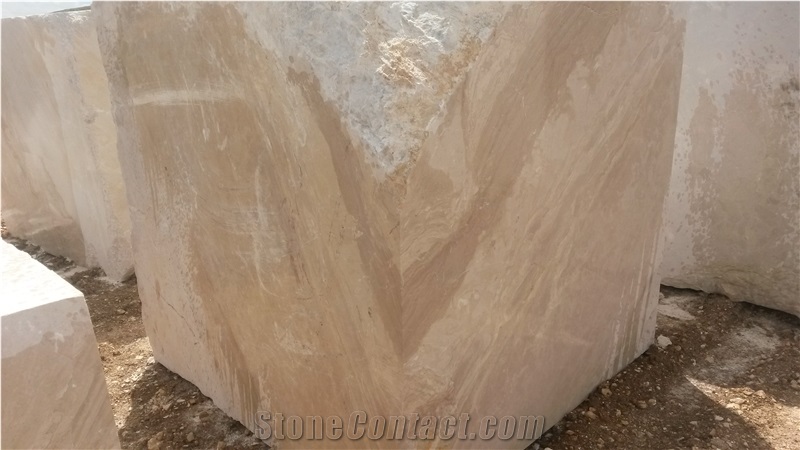 Dore Beige Marble Block, Turkey Beige Marble