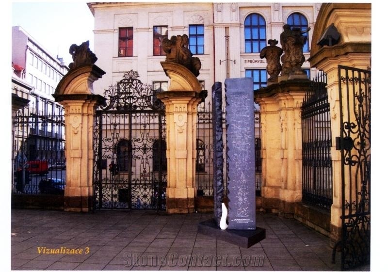 National Monument Of Heroes One-Prague, Absolute Black Granite Memorials