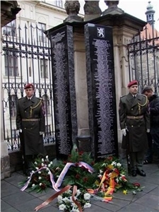 National Monument Of Heroes One-Prague, Absolute Black Granite Memorials