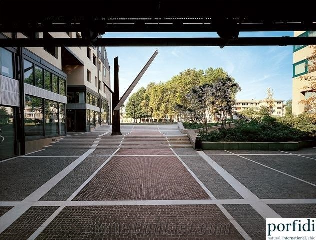Cubico Regular / Irregular, Porphyry Cube Stone & Pavers, Porfido Trentino Cube Stone, Porfido Trentino Granite Cube Stone