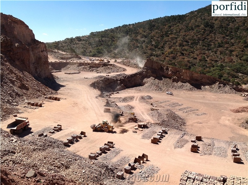 Mexico Red Porphyry Own Quarry