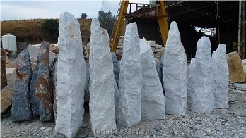 White Ice Monolith Marble