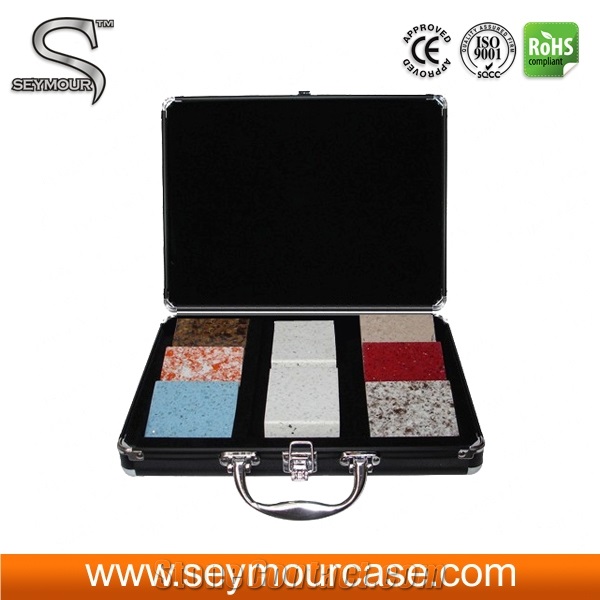 Aluminium Display Suitcase Of Stone Samples