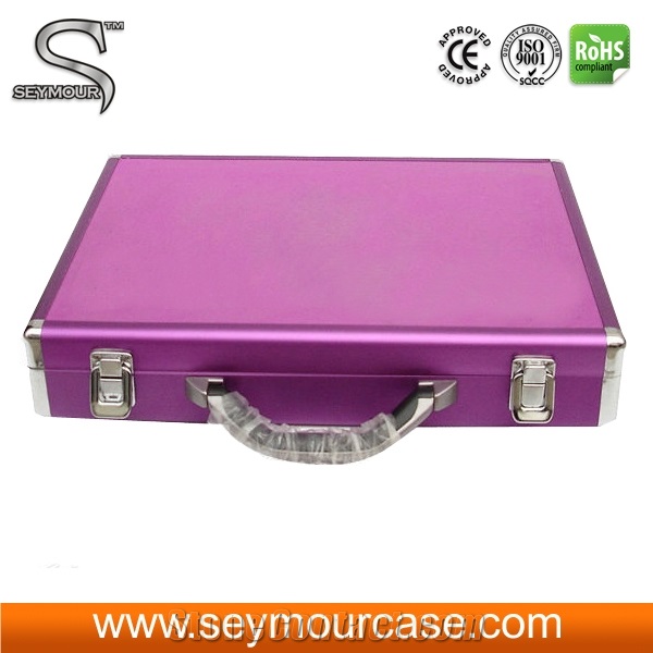 Stone Tile Aluminum Fancy Display Suitcase