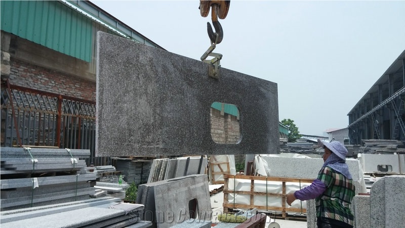 G664 Bainbrook Brown,Luoyuan Red, Pink Granite Countertops