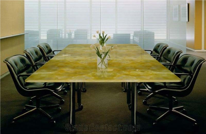 Yellow Gemstone Slab 100 Natural Translucent Crystaline Stone, Citrine Gems Slabs & Tiles