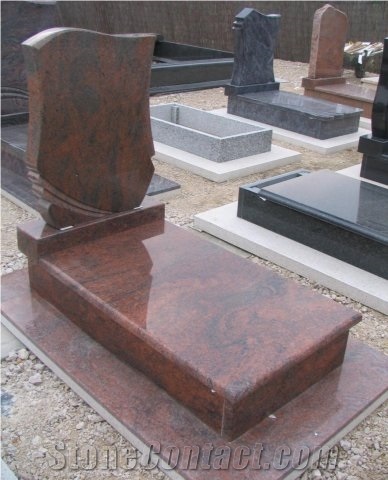India Multicolor Red Granite Monument