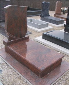 India Multicolor Red Granite Monument