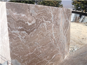 Bianco Brown Marble Slabs