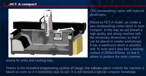Hct-A Cnc Stoneworking Center
