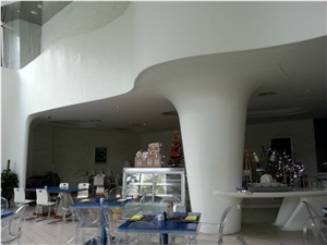 Modern Commercial Acrylic Solid Surface,Engineered Stone Hotel Reception Countertop