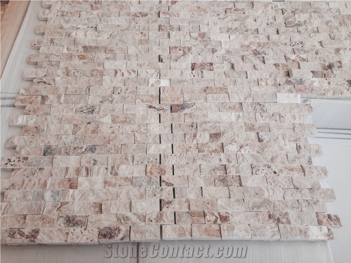 Leonardo Travertine - Split Face 23x48 mm