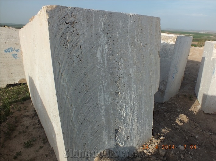 Walnut Travertine Blocks