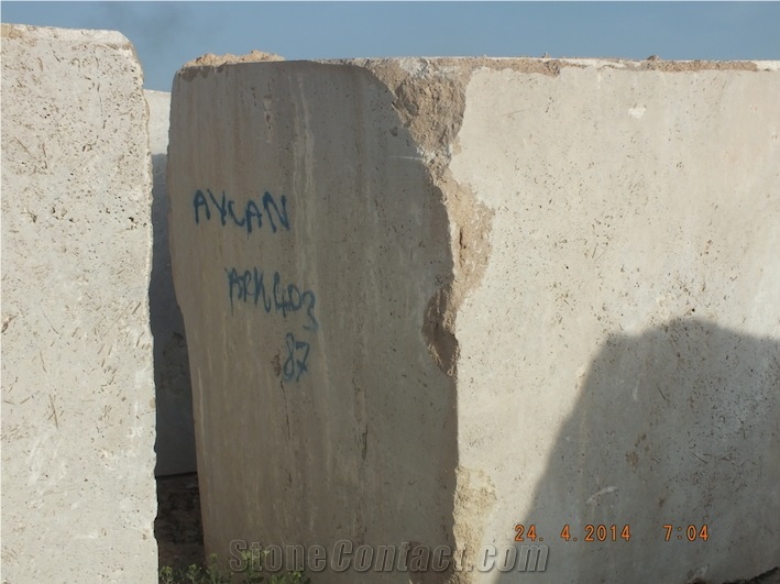 Walnut Travertine Blocks