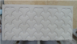 Natural Limestone 3d Interior Wall Board Designs, White Limestone Signs