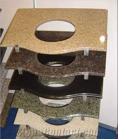 Countertop 6, Yellow Granite Bath Tops