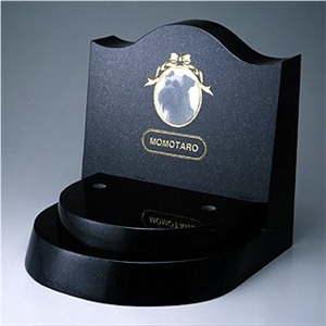 Dog Tombstone 1, Black Granite Pet Monument & Tombstone