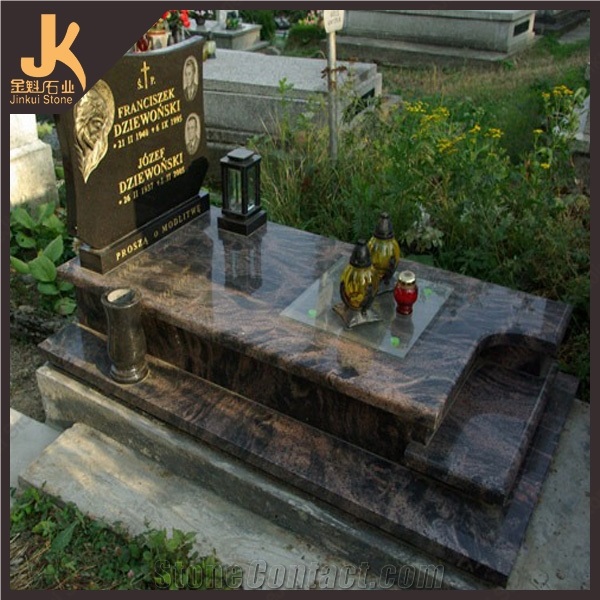 Dvd Tombstone, Brown Granite Monument & Tombstone