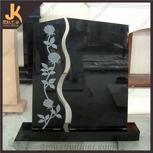Granite Stone Grave Monument, Black Granite Monuments