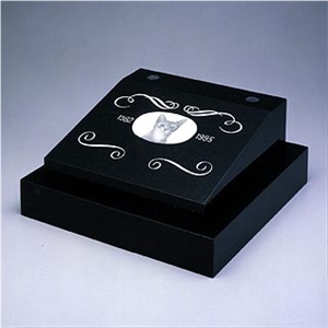 Pet Tombstone, Black Granite Monument & Tombstone