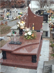 Red Granite Monument & Tombstone