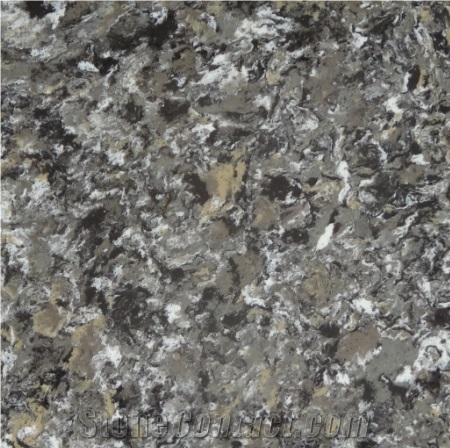 Engineered Quartz Stone King Flower Grey